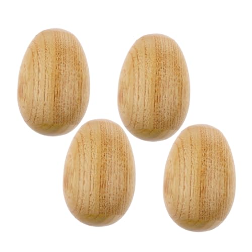 ERINGOGO 4 Stück Teiliges Holz Eierschüttler Musikspielzeug Percussion Toy für Leicht Braune Holzeier mit Klarem Klang Pädagogisches Instrument für Kindergarten und Frühe Musikförderung ERINGOGO 4 Stück Teiliges Holz Eierschüttler Musikspielzeug Percussion Toy für Leicht Braune Holzeier mit Klarem Klang Pädagogisches Instrument für Kindergarten und Frühe Musikförderung von ERINGOGO