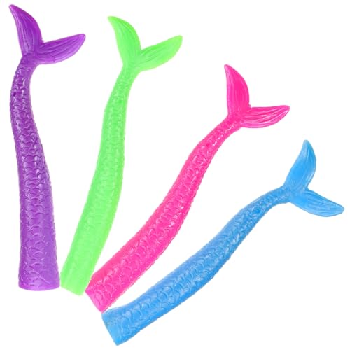 ERINGOGO 4 Stück Teiliges Meerjungfrau Fingerpuppen mit Weichem Elastischem Material Waschbar bei Hoher Temperatur Fördert Kreativität und Fantasie von Kindern für Jungen Zufällige Farbe ERINGOGO 4 Stück Teiliges Meerjungfrau Fingerpuppen mit Weichem Elastischem Material Waschbar bei Hoher Temperatur Fördert Kreativität und Fantasie von Kindern für Jungen Zufällige Farbe von ERINGOGO