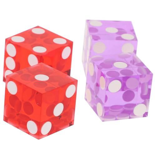ERINGOGO 4 Stück Teiliges Präzisions Acrylwürfel Bunte Punktwürfel mit Scharfen Kanten Leichte und Bruchsichere Entertainment Dice für Party und Gesellschaftsspiele Zufällige Farbe ERINGOGO 4 Stück Teiliges Präzisions Acrylwürfel Bunte Punktwürfel mit Scharfen Kanten Leichte und Bruchsichere Entertainment Dice für Party und Gesellschaftsspiele Zufällige Farbe von ERINGOGO