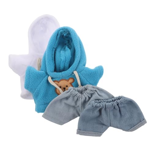 ERINGOGO 4 Stück Teiliges Spielzeugbärenkleidung Hoodie und Jeans für Stofftiere Süße Kleine Bärenoutfits zum Selbermachen Passend für Plüschtiere für DIY Bärenkleidung ERINGOGO 4 Stück Teiliges Spielzeugbärenkleidung Hoodie und Jeans für Stofftiere Süße Kleine Bärenoutfits zum Selbermachen Passend für Plüschtiere für DIY Bärenkleidung von ERINGOGO