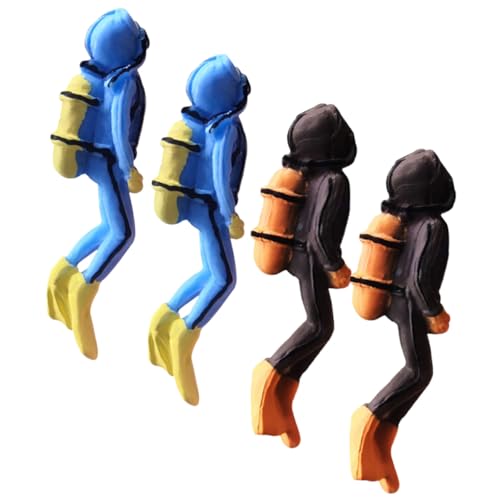 ERINGOGO 4 Stück Teiliges Taucherfiguren Stabilem Harz Sichere Aquarium deko ohne Schadstoffe Naturgetreue Mini Taucher in Blau und Braun Fischfreundlich und Langlebig für ERINGOGO 4 Stück Teiliges Taucherfiguren Stabilem Harz Sichere Aquarium deko ohne Schadstoffe Naturgetreue Mini Taucher in Blau und Braun Fischfreundlich und Langlebig für von ERINGOGO