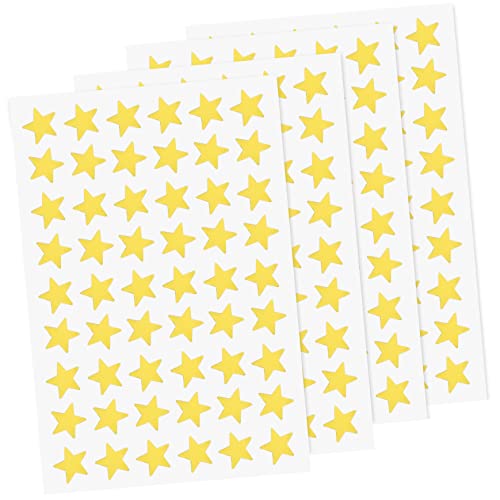 ERINGOGO 40 Blatt Stern Belohnungsaufkleber Stern Aufkleber Kinderaufkleber Nagelaufkleber Schüler Belohnungsaufkleber Partygeschenke Stern Aufkleber Belohnungsaufkleber Goldenes Papier von ERINGOGO