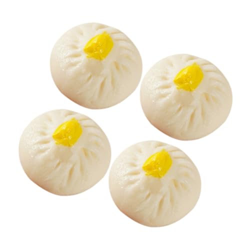 ERINGOGO 4pcs Mini Künstlich Gedämpfte Brötchen -lebensmittelmodell Spielzeug Simulation Lebensmittelmodelle Künstliche Lebensmittelrequisiten von ERINGOGO