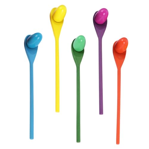 ERINGOGO 5 Sätze Holz Sensorisches Gleichgewichtstraining Leichtes Outdoor Ei löffel Spiel Motorisches Lernspielzeug für Familien Gartenspiele Zufällige Farbe Zufällige Farbe ERINGOGO 5 Sätze Holz Sensorisches Gleichgewichtstraining Leichtes Outdoor Ei löffel Spiel Motorisches Lernspielzeug für Familien Gartenspiele Zufällige Farbe Zufällige Farbe von ERINGOGO