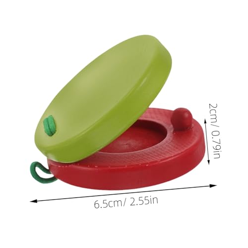 ERINGOGO 5 Stück Holz kastagnetten Runde Kleine Rhythmus Instrumente aus Holz für Musikspielzeug Lernspielzeug Junge Mädchen Musikalische Früherziehung ERINGOGO 5 Stück Holz kastagnetten Runde Kleine Rhythmus Instrumente aus Holz für Musikspielzeug Lernspielzeug Junge Mädchen Musikalische Früherziehung von ERINGOGO