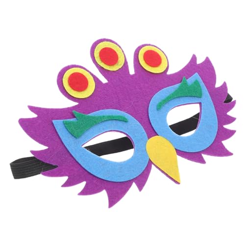 ERINGOGO 5 Stück Kinder Pfau Maske Neuartige Tiermaske Tiermaske Kinder Party Maske Kinder Partygeschenk Maske Für Kinder Tiermasken Für Kinder Halloween Maske Requisite Pfau von ERINGOGO