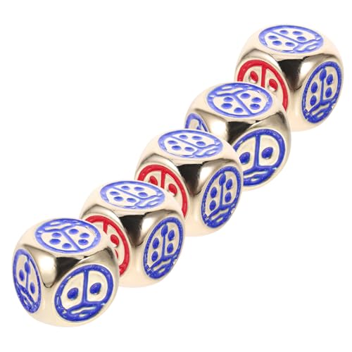 ERINGOGO 5 Stück Metall mit Abgerundeten Ecken Spielwürfel für Brettspiele Partys und Kreative Veranstaltungen und Dekoration für Zuhause und Bars ERINGOGO 5 Stück Metall mit Abgerundeten Ecken Spielwürfel für Brettspiele Partys und Kreative Veranstaltungen und Dekoration für Zuhause und Bars von ERINGOGO
