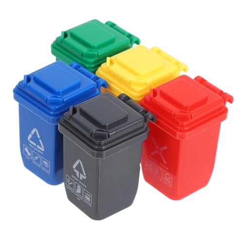 ERINGOGO 5 Stück Miniatur Outdoor mülleimer Detailgetreue Miniatur abfallbehälter für Puppenhaus Dekoration Multifunktionale Kleine Mülltonnen Tragbare Mini Sanitation Bins für ERINGOGO 5 Stück Miniatur Outdoor mülleimer Detailgetreue Miniatur abfallbehälter für Puppenhaus Dekoration Multifunktionale Kleine Mülltonnen Tragbare Mini Sanitation Bins für von ERINGOGO