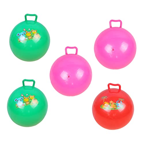 ERINGOGO 5 Stück Teiliges Aufblasbare Hüpfbälle mit Griff Springball Lustiges Outdoor für Mädchen und Jungen Bunte Cartoon Muster und Einfach Aufzupumpen ERINGOGO 5 Stück Teiliges Aufblasbare Hüpfbälle mit Griff Springball Lustiges Outdoor für Mädchen und Jungen Bunte Cartoon Muster und Einfach Aufzupumpen von ERINGOGO
