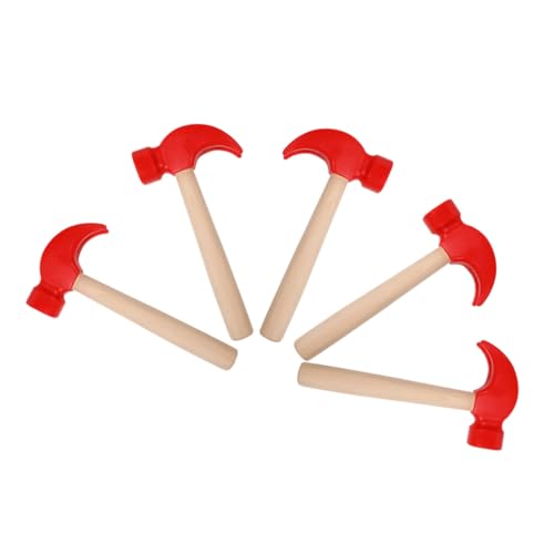 ERINGOGO 5 Stück Teiliges Holzhammer für Kleinkinder Realistische Simulation Fördert Feinmotorik und Hand Auge Koordination Motorische Entwicklung Lernspielzeug für Kindergeburtstag ERINGOGO 5 Stück Teiliges Holzhammer für Kleinkinder Realistische Simulation Fördert Feinmotorik und Hand Auge Koordination Motorische Entwicklung Lernspielzeug für Kindergeburtstag von ERINGOGO