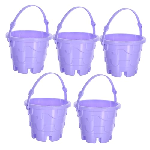 ERINGOGO 5 Stück Teiliges Mini Sandspielzeug Bunte Eimer aus Robustem Kunststoff Leichter Strandspielzeug Fördert Koordination und Motorische Fähigkeiten für Sandkasten und ERINGOGO 5 Stück Teiliges Mini Sandspielzeug Bunte Eimer aus Robustem Kunststoff Leichter Strandspielzeug Fördert Koordination und Motorische Fähigkeiten für Sandkasten und von ERINGOGO