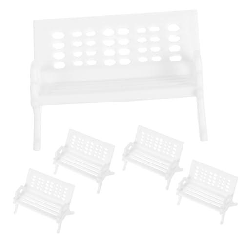 ERINGOGO 5 Stück Teiliges Miniatur Parkstuhl aus Robustem Kunststoff Leichte und Tragbare Miniaturmöbel für Puppenhaus und Tischdekoration Realistisch Gestaltete Kleine Stühle für Mini ERINGOGO 5 Stück Teiliges Miniatur Parkstuhl aus Robustem Kunststoff Leichte und Tragbare Miniaturmöbel für Puppenhaus und Tischdekoration Realistisch Gestaltete Kleine Stühle für Mini von ERINGOGO