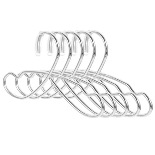 ERINGOGO 5 Stück Teiliges Miniatur Puppenbügel aus Metall Kleine Kleiderbügel für Puppenkleidung Glatte Oberfläche ohne Ecken zur Aufbewahrung und Organisation von Puppenkleidern ERINGOGO 5 Stück Teiliges Miniatur Puppenbügel aus Metall Kleine Kleiderbügel für Puppenkleidung Glatte Oberfläche ohne Ecken zur Aufbewahrung und Organisation von Puppenkleidern von ERINGOGO