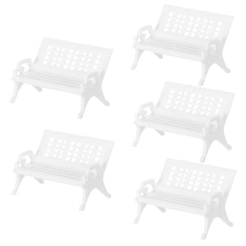 ERINGOGO 5 Stück Teiliges Miniatur aus Kunststoff Realistischer Kleiner Puppenstuhl Leichtes Tragbares Möbelzubehör für Desktop Dekoration und Miniatur Szenen ERINGOGO 5 Stück Teiliges Miniatur aus Kunststoff Realistischer Kleiner Puppenstuhl Leichtes Tragbares Möbelzubehör für Desktop Dekoration und Miniatur Szenen von ERINGOGO