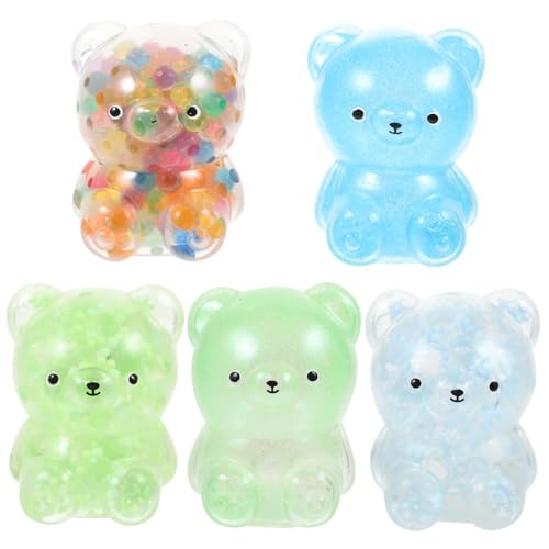 ERINGOGO 5 Stück Teiliges Niedliches Stressabbau Bär Quetschspielzeug Tragbares Waschbares Fidget für Erwachsene Angst Spannungsreduktion Handliches Antistress Tier ERINGOGO 5 Stück Teiliges Niedliches Stressabbau Bär Quetschspielzeug Tragbares Waschbares Fidget für Erwachsene Angst Spannungsreduktion Handliches Antistress Tier von ERINGOGO