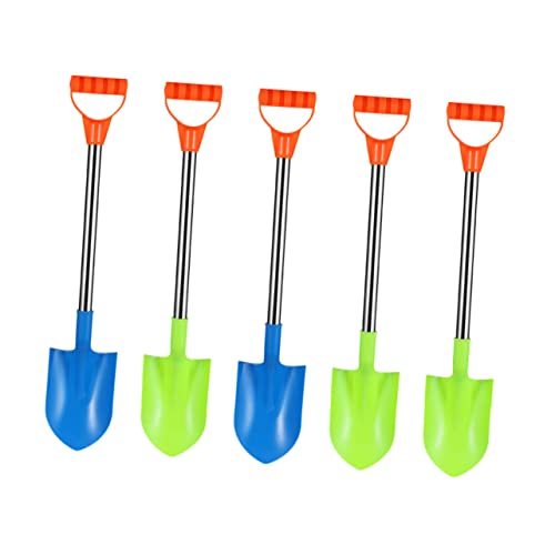 ERINGOGO 5 Stück Teiliges Sandspielzeug aus Edelstahl und Kunststoff Leichte Tragbare Sandschaufeln für Strand Garten und Schnee als für und Outdoor spielspaß Zufällige Zufällige Farbe ERINGOGO 5 Stück Teiliges Sandspielzeug aus Edelstahl und Kunststoff Leichte Tragbare Sandschaufeln für Strand Garten und Schnee als für und Outdoor spielspaß Zufällige Zufällige Farbe von ERINGOGO