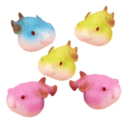 ERINGOGO 5 Stück Teiliges Stressabbau Spielball Lustige Elastische Quetschfiguren Tragbare Sensorische Zappelspielzeuge für Büro Party und Entspannung ERINGOGO 5 Stück Teiliges Stressabbau Spielball Lustige Elastische Quetschfiguren Tragbare Sensorische Zappelspielzeuge für Büro Party und Entspannung von ERINGOGO