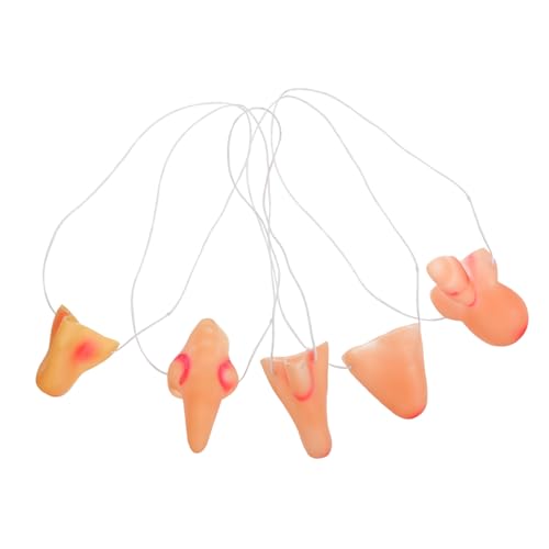 ERINGOGO 5 Stück Teiliges Vinyl Hexennasen Halloween Cosplay Nasenrequisiten Langlebig Realistische Verkleidung für Kostümparty Familien ERINGOGO 5 Stück Teiliges Vinyl Hexennasen Halloween Cosplay Nasenrequisiten Langlebig Realistische Verkleidung für Kostümparty Familien von ERINGOGO