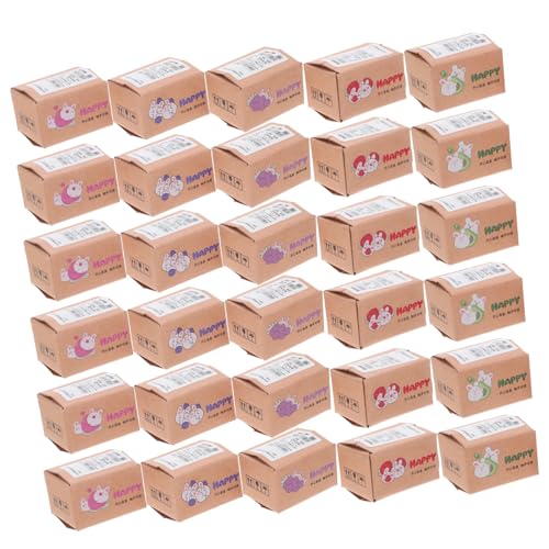 ERINGOGO 50 Stück Maßstab Kreative Mini Versandboxen für Puppenhäuser Geschenkverpackung Kleine Geschäftszubehör Flexible Dekoration ERINGOGO 50 Stück Maßstab Kreative Mini Versandboxen für Puppenhäuser Geschenkverpackung Kleine Geschäftszubehör Flexible Dekoration von ERINGOGO