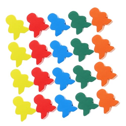 ERINGOGO 50 Stück Teiliges Bunte Holz Schachfiguren Spielfiguren für Brettspiele Robust und Langlebig Vielseitig Einsetzbar für Erwachsene für Familie Klassenzimmer und Outdoor Spiele ERINGOGO 50 Stück Teiliges Bunte Holz Schachfiguren Spielfiguren für Brettspiele Robust und Langlebig Vielseitig Einsetzbar für Erwachsene für Familie Klassenzimmer und Outdoor Spiele von ERINGOGO