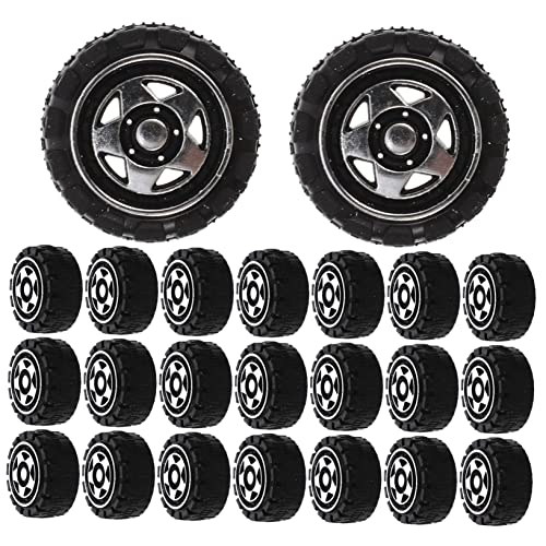 ERINGOGO 50 Stück Teiliges DIY Auto Räder Ersatzräder für Autos Glatte Oberfläche Robust Vielseitig Einsetzbar für Bastel und Modellbauprojekte ERINGOGO 50 Stück Teiliges DIY Auto Räder Ersatzräder für Autos Glatte Oberfläche Robust Vielseitig Einsetzbar für Bastel und Modellbauprojekte von ERINGOGO