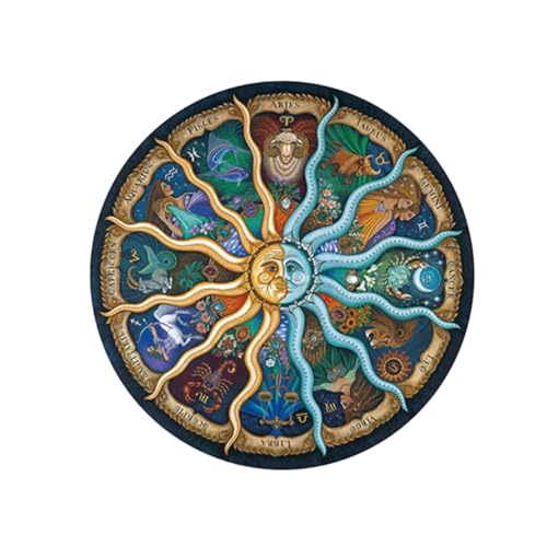 ERINGOGO 500 Stück Teiliges Rundes Papier Puzzle für Erwachsene Buntes Jigsaw Pädagogisches Legespiel Langlebiges Material Präzise Farbdrucke Familienspiel und Lernspaß ERINGOGO 500 Stück Teiliges Rundes Papier Puzzle für Erwachsene Buntes Jigsaw Pädagogisches Legespiel Langlebiges Material Präzise Farbdrucke Familienspiel und Lernspaß von ERINGOGO