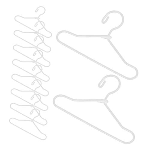 ERINGOGO 55 Stück Teiliges Miniatur Puppenkleiderbügel aus Stabilem Metall Kleine Weiße Kleiderbügel für Puppenschrank Langlebig und Kantenfrei für Puppenhaus und Miniaturkleidung ERINGOGO 55 Stück Teiliges Miniatur Puppenkleiderbügel aus Stabilem Metall Kleine Weiße Kleiderbügel für Puppenschrank Langlebig und Kantenfrei für Puppenhaus und Miniaturkleidung von ERINGOGO