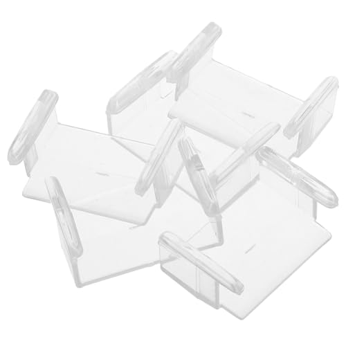 ERINGOGO 5st Eisenbahnschienenreparierer Bahnschienenadapter Gleisverbinder-Adapter Gleisverbinder Aus Kunststoff Doppelseitiger Eisenbahnschienenverbinder Aus Holz Transparent Plastik von ERINGOGO