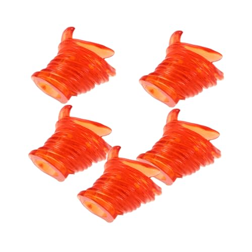 ERINGOGO 5st Tornado-Modell Modell Mit Kleinem Effekt Sammeleffekte Effekte Für Actionfiguren Klarer Display-aktionseffekt DIY-montagepuppeneffekte Modellspielzeugeffekt Wirkung Abs Orange von ERINGOGO