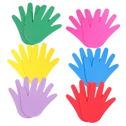 ERINGOGO 6 Paare Handbodenmarkierungen Kunststoff für Kindergarten Motorik Outdoor Spiele Bewegung Koordination und Sensorischer Integration bei Kindern ERINGOGO 6 Paare Handbodenmarkierungen Kunststoff für Kindergarten Motorik Outdoor Spiele Bewegung Koordination und Sensorischer Integration bei Kindern von ERINGOGO
