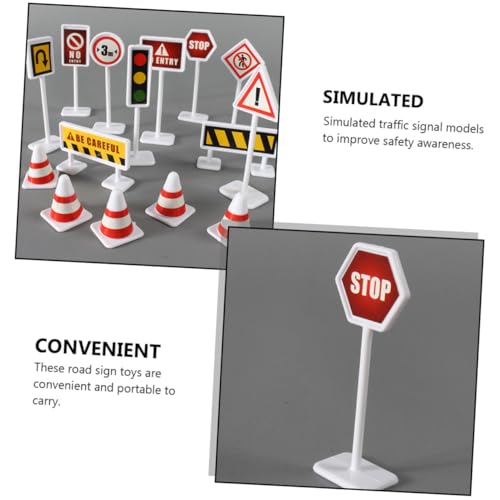 ERINGOGO 6 Sätze Teiliges Verkehrsschilder spielset für Realistische und Verkehrszeichen Pädagogisches Lernspielzeug für Kindergarten und Verkehrsunterricht ERINGOGO 6 Sätze Teiliges Verkehrsschilder spielset für Realistische und Verkehrszeichen Pädagogisches Lernspielzeug für Kindergarten und Verkehrsunterricht von ERINGOGO
