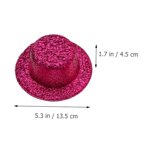 ERINGOGO 6 Stück Bunte Mini top hüte mit Glitzer Multifunktionale Kleine Hüte für Puppen Haustiere DIY Bastelmaterial Handliche Party deko und Accessoires Zufällige Farbe Zufällige Farbe ERINGOGO 6 Stück Bunte Mini top hüte mit Glitzer Multifunktionale Kleine Hüte für Puppen Haustiere DIY Bastelmaterial Handliche Party deko und Accessoires Zufällige Farbe Zufällige Farbe von ERINGOGO