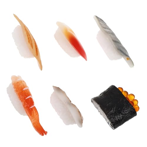 ERINGOGO Lebensechtes Sushi-Modell-Set Mini-lebensmittelspielzeug Simulation Sushi für Partydekorationen von ERINGOGO