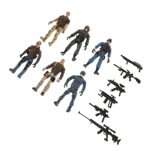 ERINGOGO 6 Stück Teiliges Militärsoldaten Beweglichen Gelenken Realistische Polizei Armee actionfiguren Detailreiches Sammelspielzeug für Erwachsene für Rollenspiele und Partys ERINGOGO 6 Stück Teiliges Militärsoldaten Beweglichen Gelenken Realistische Polizei Armee actionfiguren Detailreiches Sammelspielzeug für Erwachsene für Rollenspiele und Partys von ERINGOGO