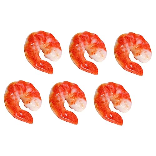 ERINGOGO 6 Stück Teiliges PVC Garnelenmodell Realistische Simulation Dekoration Lernmodell für Party und Sammlung Langlebiges Kreatives Shrimp Cognition Model ERINGOGO 6 Stück Teiliges PVC Garnelenmodell Realistische Simulation Dekoration Lernmodell für Party und Sammlung Langlebiges Kreatives Shrimp Cognition Model von ERINGOGO