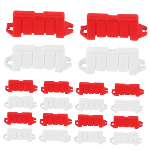 ERINGOGO 60 Stück Teiliges Mini rennstrecken zubehör aus Stabilem Kunststoff Realistische Straßenbarrieren und Mini verkehrszäune für Rc car Driftfeld und Spielstrecken Kreatives für ERINGOGO 60 Stück Teiliges Mini rennstrecken zubehör aus Stabilem Kunststoff Realistische Straßenbarrieren und Mini verkehrszäune für Rc car Driftfeld und Spielstrecken Kreatives für von ERINGOGO