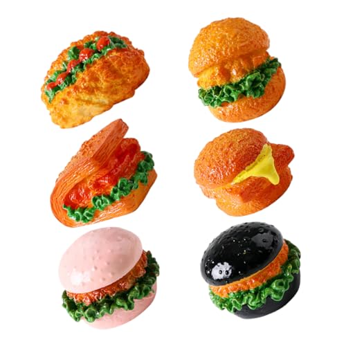 ERINGOGO Mini Decor 6 Miniatur-Hamburger-Modelle Für Zuhause Und Kreative Miniatur-displays von ERINGOGO