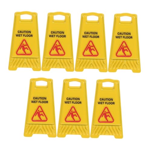 ERINGOGO 7 Stück Teiliges Miniatur Warnschild Realistische Vorsicht Rutschgefahr Schilder Wetterfeste Gelbe Puppenhaus Dekoration Kindersicheres Lernspielzeug für Puppenstuben und Mini ERINGOGO 7 Stück Teiliges Miniatur Warnschild Realistische Vorsicht Rutschgefahr Schilder Wetterfeste Gelbe Puppenhaus Dekoration Kindersicheres Lernspielzeug für Puppenstuben und Mini von ERINGOGO