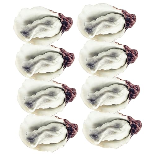 ERINGOGO Künstliche Austern Modelle 8 Stück Frisches Meeresfrüchte Spielzeug für Dekoration und Display Lebensechte PVC Austern Requisiten für Puppenhäuser und Küchen ERINGOGO Künstliche Austern Modelle 8 Stück Frisches Meeresfrüchte Spielzeug für Dekoration und Display Lebensechte PVC Austern Requisiten für Puppenhäuser und Küchen von ERINGOGO