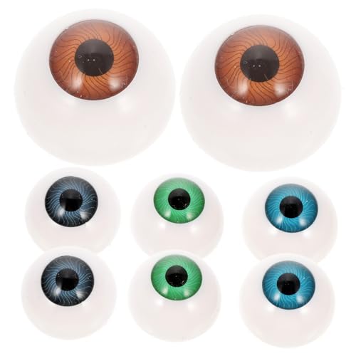 ERINGOGO 8 Stück Teiliges Hohles Augapfel Bunte Puppenaugen DIY Zubehör für Halloween Party Dekoration Realistische Langlebige Kunststoffaugen für Masken und Bastelarbeiten ERINGOGO 8 Stück Teiliges Hohles Augapfel Bunte Puppenaugen DIY Zubehör für Halloween Party Dekoration Realistische Langlebige Kunststoffaugen für Masken und Bastelarbeiten von ERINGOGO