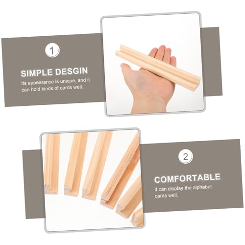 ERINGOGO 8 Stück Teiliges Holz Domino Rack Stabiler Naturholzhalter für DIY Bastelzubehör und Spielsteine Langer Organizer für Domino Spiel und Buchstaben Display Leicht und Handlich ERINGOGO 8 Stück Teiliges Holz Domino Rack Stabiler Naturholzhalter für DIY Bastelzubehör und Spielsteine Langer Organizer für Domino Spiel und Buchstaben Display Leicht und Handlich von ERINGOGO