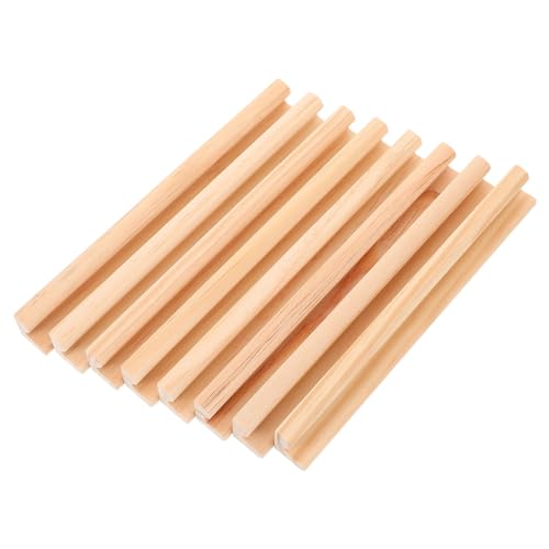 ERINGOGO 8 Stück Teiliges Holz Domino tablett Holzständer für Domino Spiel Zubehör DIY Holzbuchstabenhalter Leicht und Stabil für Familien Freundespiele ERINGOGO 8 Stück Teiliges Holz Domino tablett Holzständer für Domino Spiel Zubehör DIY Holzbuchstabenhalter Leicht und Stabil für Familien Freundespiele von ERINGOGO