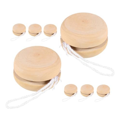 ERINGOGO 8 Stück Teiliges Holz Yo Yo Ball DIY Bemalbar Party Sichere Bastelidee für Kreative und Dekorative Verwendung ERINGOGO 8 Stück Teiliges Holz Yo Yo Ball DIY Bemalbar Party Sichere Bastelidee für Kreative und Dekorative Verwendung von ERINGOGO