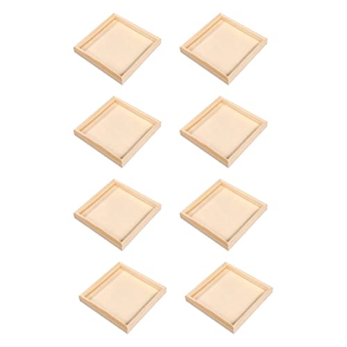 ERINGOGO 8 Stück Teiliges Holztablett Puzzle Stabile und Langlebige aus Naturholz Umweltfreundlich Lackiert Vielseitig Nutzbar für Haushalt ERINGOGO 8 Stück Teiliges Holztablett Puzzle Stabile und Langlebige aus Naturholz Umweltfreundlich Lackiert Vielseitig Nutzbar für Haushalt von ERINGOGO