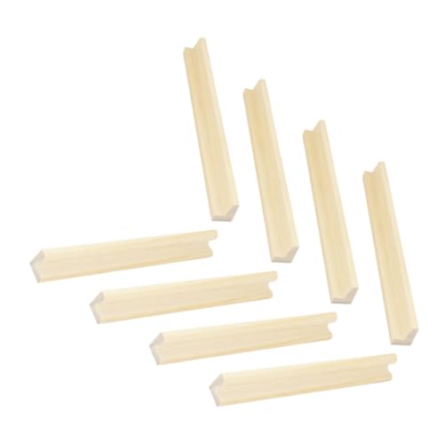 ERINGOGO 8 Teiliger Domino Halter Aus Holz Mit Buchstabensockel Domino Ständerhalter Domino Lagerregal Domino Racks Domino Tabletts Domino Halter Tablett Beige von ERINGOGO