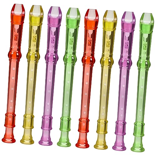 ERINGOGO 8St Mini-Recorder Pakete Instrument Musical rosa Blockflöte Trompetenzugfett schulanfänger Clarinet klarinetten Klarinette für anfänger kleine Klarinette üben Plastik von ERINGOGO