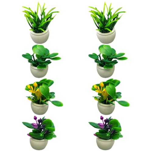 ERINGOGO Miniature Pflanzen Mini Potted Pflanzen Für Puppenhäuser Tischdekorationen Gemütliche Raumgestaltung Perfekte Miniatur Dekorationen Für Küche Und Wohnbereich von ERINGOGO