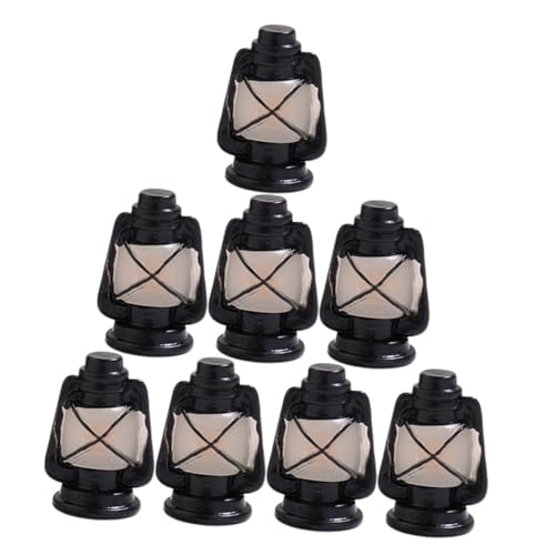 ERINGOGO 8pcs Mini Dollhouse Lantern Mini -kerosin -Lampe Miniatur Lantern Mikrolandschaft Origination von ERINGOGO