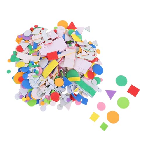 ERINGOGO 960stücke Schaumstoffaufkleber Für Vorschule Kleine Geometrische Formen Selbstklebende Kinderaufkleber Wiederverwendbare Bastelaufkleber Entfernbare Wandaufkleber Für Junge ERINGOGO 960stücke Schaumstoffaufkleber Für Vorschule Kleine Geometrische Formen Selbstklebende Kinderaufkleber Wiederverwendbare Bastelaufkleber Entfernbare Wandaufkleber Für Junge von ERINGOGO