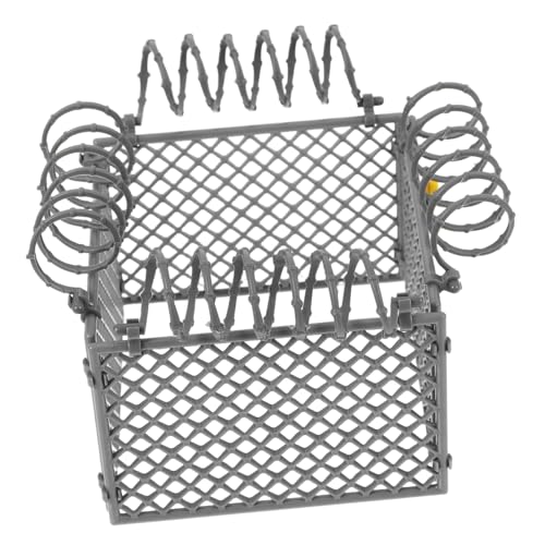 ERINGOGO Abs Kunststoff Miniaturzaun für Bausteine Stabiler Kleiner Kunststoffzaun für DIY Schutznetz für Szenenbau und Kreatives Kinderspiel ERINGOGO Abs Kunststoff Miniaturzaun für Bausteine Stabiler Kleiner Kunststoffzaun für DIY Schutznetz für Szenenbau und Kreatives Kinderspiel von ERINGOGO